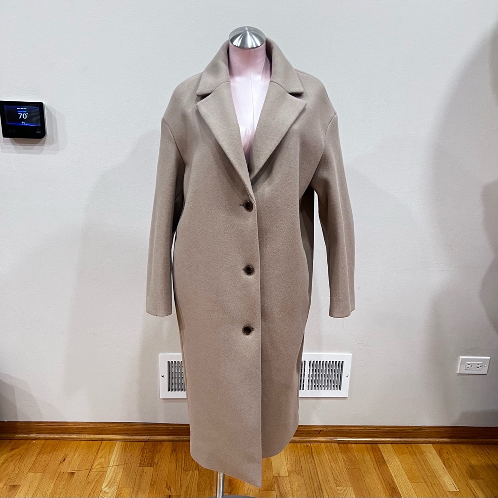 H&M 3 button down coat